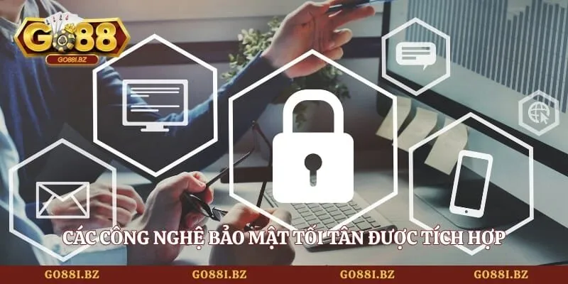 Các công nghệ bảo mật tối tân được tích hợp