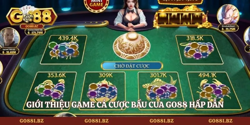Bầu Cua GO88 - Bí Quyết Làm Giàu Cực Nhanh Từ Cao Thủ 2 Go88 Giới thiệu game cá cược bầu cua GO88 hấp dẫn