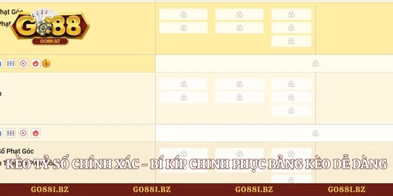 Kèo Tỷ Số Chính Xác - Bí Kíp Chinh Phục Bảng Kèo Dễ Dàng